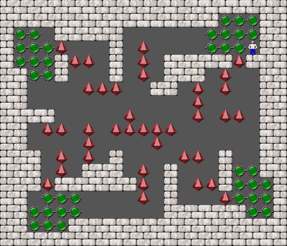 Sokoban Bugs1005 collections level 55